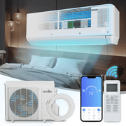 mollie 24,000 BTU 20 SEER2 Ductless Mini-Split Heat Pump Air Conditioner 1500 Sq.Ft, WIFI Air Conditioner & Heater Inverter System with Remote Control & 4-in-1 Filter