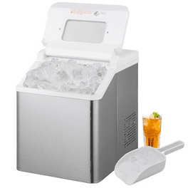 Kndko Nugget Ice Maker with Chewy Ice,High Ice-Making of  33lbs/Day/10,000pcs, Self-Cleaning, One-Click Design, Compact Ice Maker  Nugget for Home Bar Party, Silv… in 2023