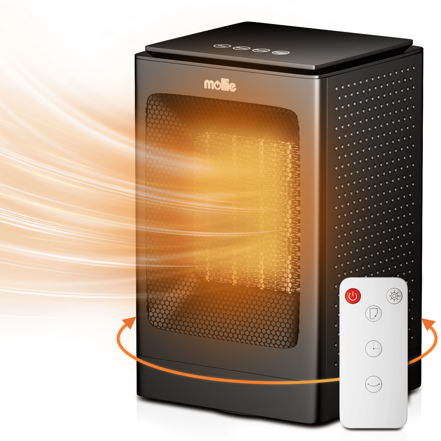 BLACK+DECKER Indoor Space Heater, Infrared Heater with E-Save Function,  1500W