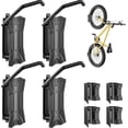 thumbnail image 1 of monTEK 4-Pack Swivel Bike Wall Mount for 4.5" Tire Width, Heavy-Duty Vertical Bike Rack Holds Up to 77 lb, Space-Saving Garage Bike Hanger, Foldable & Adjustable Storage Solution, 1 of 10