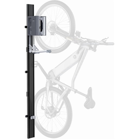 monTEK Automatic Lift Bike Rack for 24"-29" Bikes, Heavy Duty Vertical Bike Wall Mount Holds up to 71 lbs, Space-Saving Bike Storage Rack for Garage, Apartment & Shed, Fits Tires up to 3"