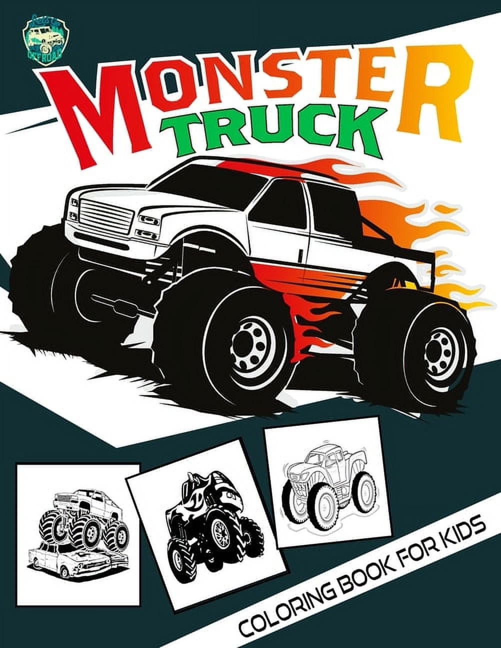 Monster Truck Coloring Book for Children: Cute and Fun Monster