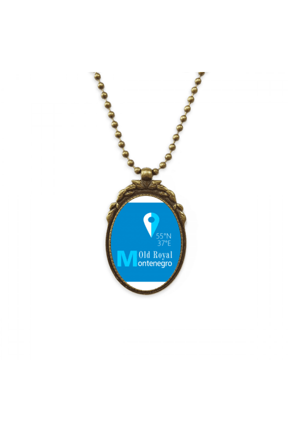 montenegro geography coordinates trave antique necklace vintage bead pendant keychain