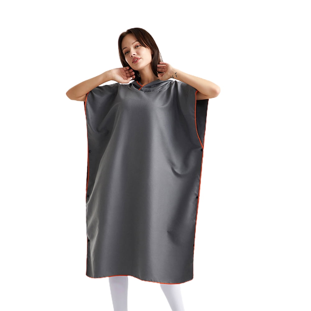 moobody Adult Wearable Towel Robe with Hood for Beach and Hot Springs
