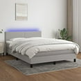 thumbnail image 1 of moobody Box Spring Bed with & Gray Full Fabric, 1 of 7