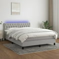 thumbnail image 1 of moobody Box Spring Bed with & Gray Full Fabric, 1 of 7