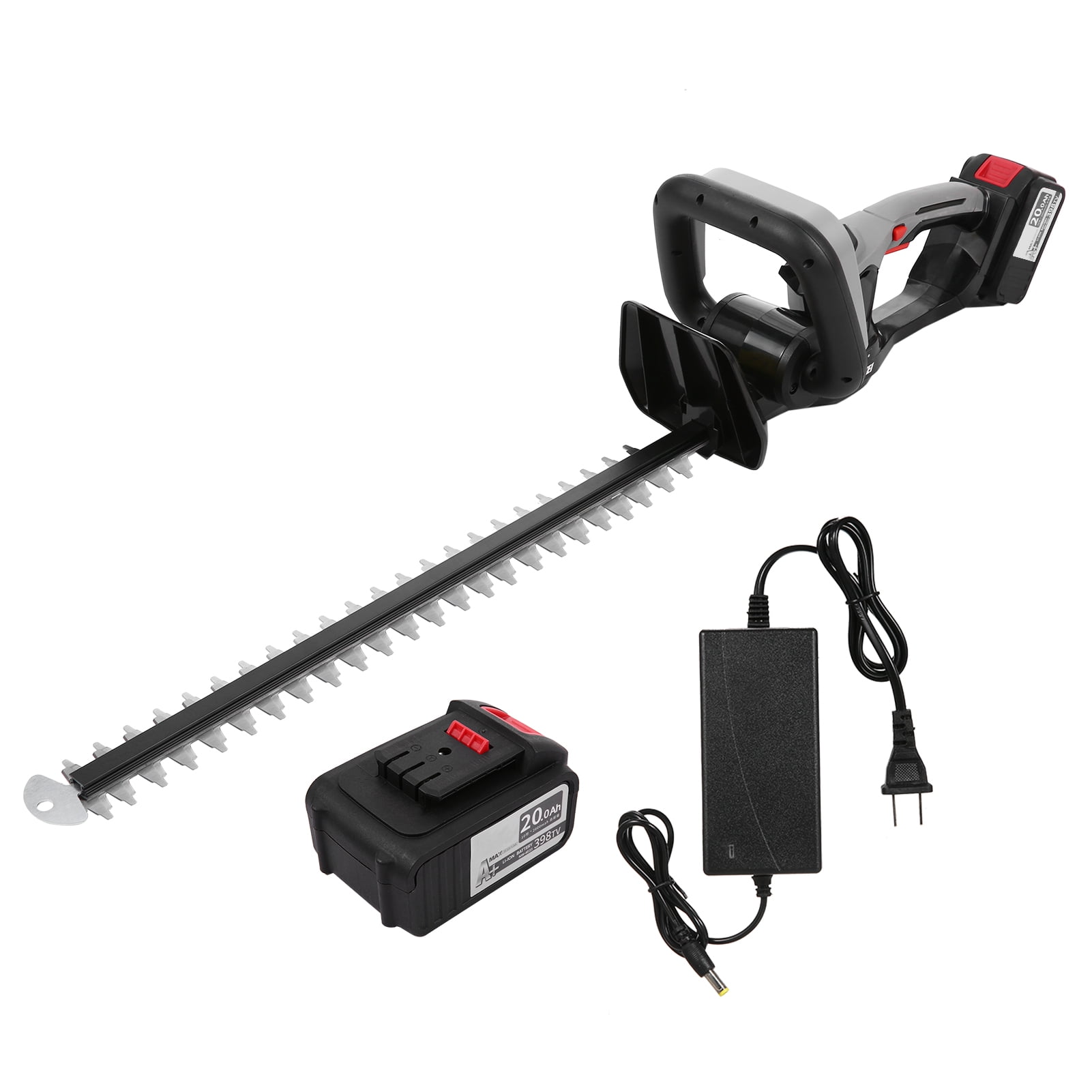 moobody Cordless Hedge Trimmer 21V Battery Bush Trimmer Electric Hedge Trimmer for Pruning 21