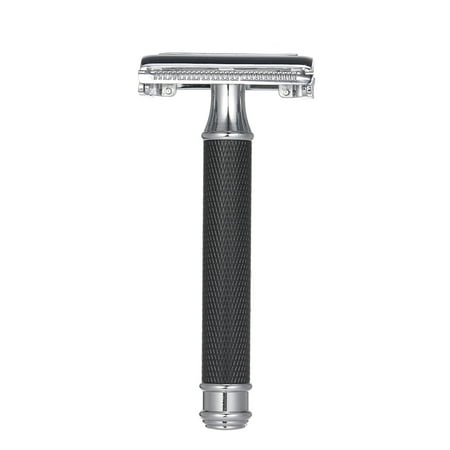moobody Double Edge Safety Razor Butterfly Open Mens Shaving Razor Manual Shaver for Men Face Cleaning