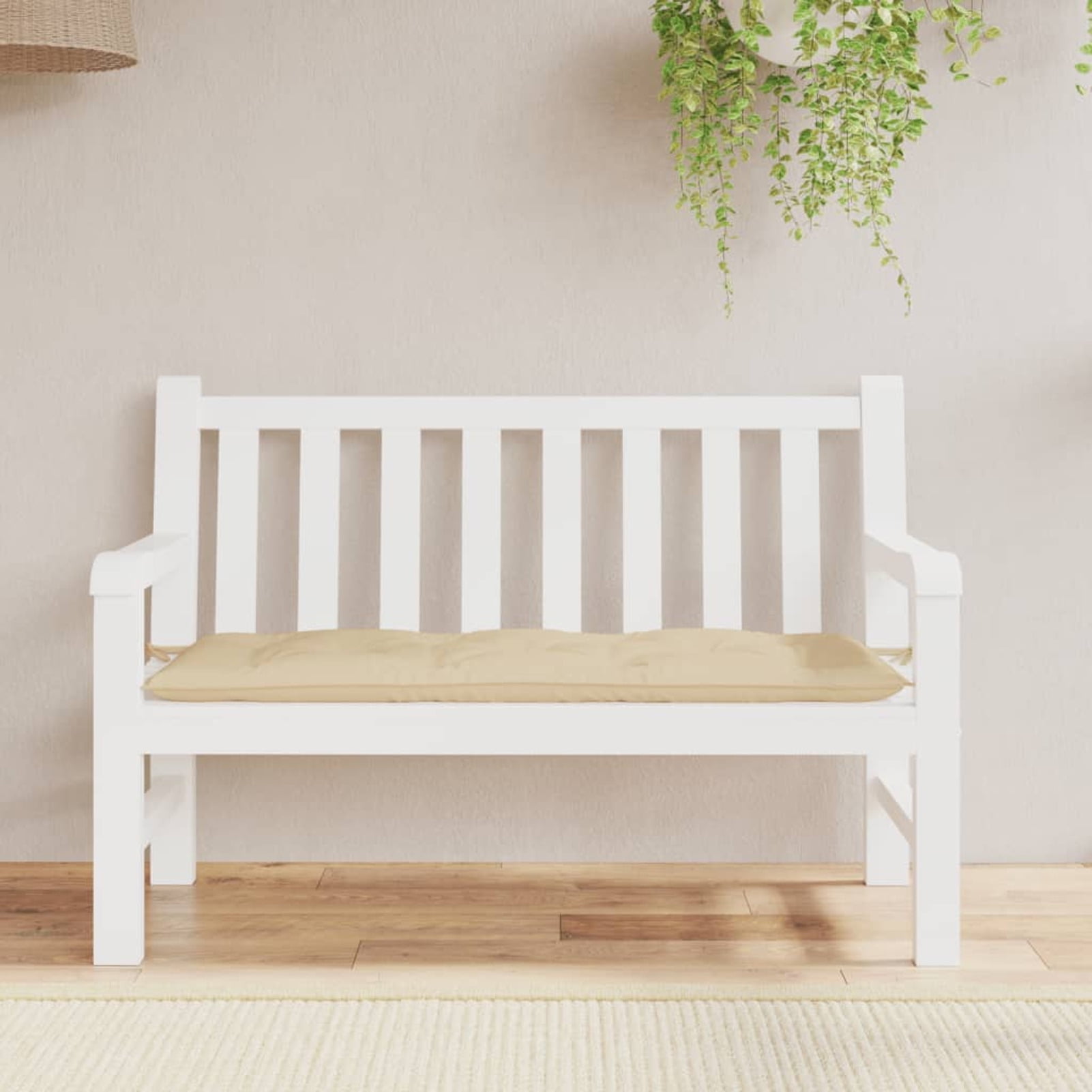Garden bench padded seat sale