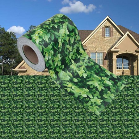 moobody Garden Screen PVC  Fence Windscreen Cover Shade Border with Clips Porch Wall Blind Green for Patio, Backyard, Lawn, Driveway 229.7 ft x 0.6 ft Inches (L x W)