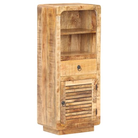 moobody Highboard 17.7"x12.6"x43.3" Rough Mango Wood
