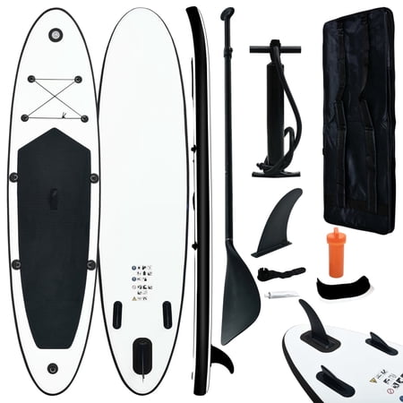 moobody Inflatable Paddle Board Set Beach Surfing Board with Oar, Fin, Hand Pump, Repair Kit and Carrying Bag Surfboard for Adults