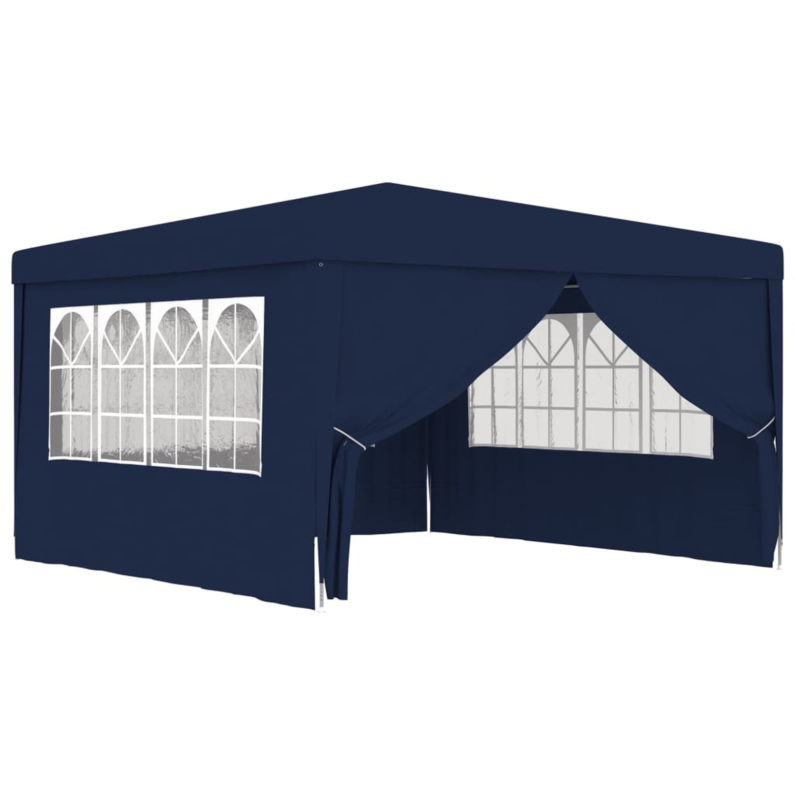 moobody Party Tent with Side Walls Gazebo Canopy Blue Sun Shade Shelter ...