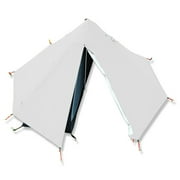 moobody Portable Camping Teepee Tent, Single People Pyramid Tipi Hot Tent for Camping Hiking