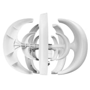 Walmeck 12V 1200W Wind Generator with Controller 5 Minitype Lantern Wind Generator Kit Clear Energy Windmill for Home Highways Boats