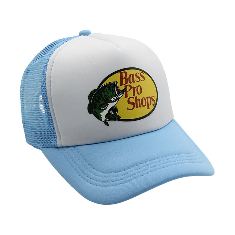 Bass Pro Shops Big Logo Outdoor Trucker Hat Mesh Cap Fishing