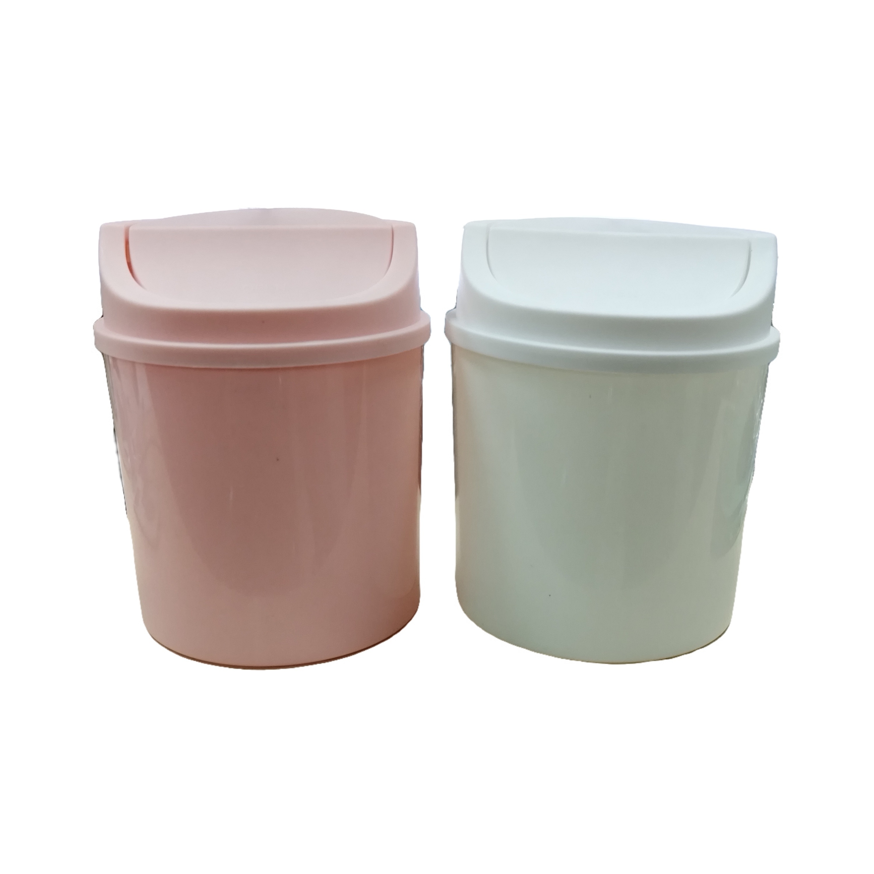 moocr Mini Desktop Bins Small Trash Cans With Cover Bedroom Trash Cans