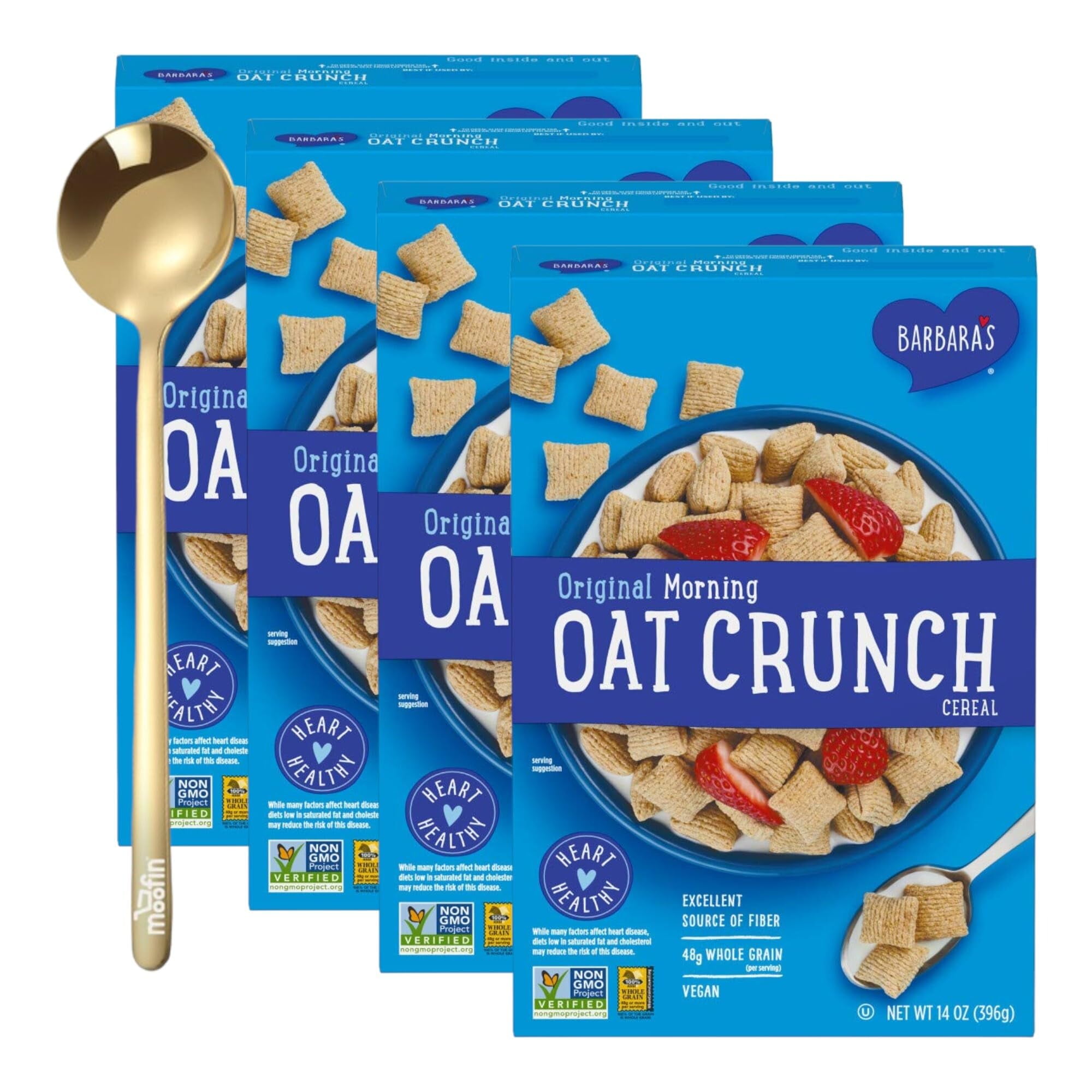 moofin Bakery Morning Oat MMF7 Crunch, 14Oz HeartHealthy, FiberRich