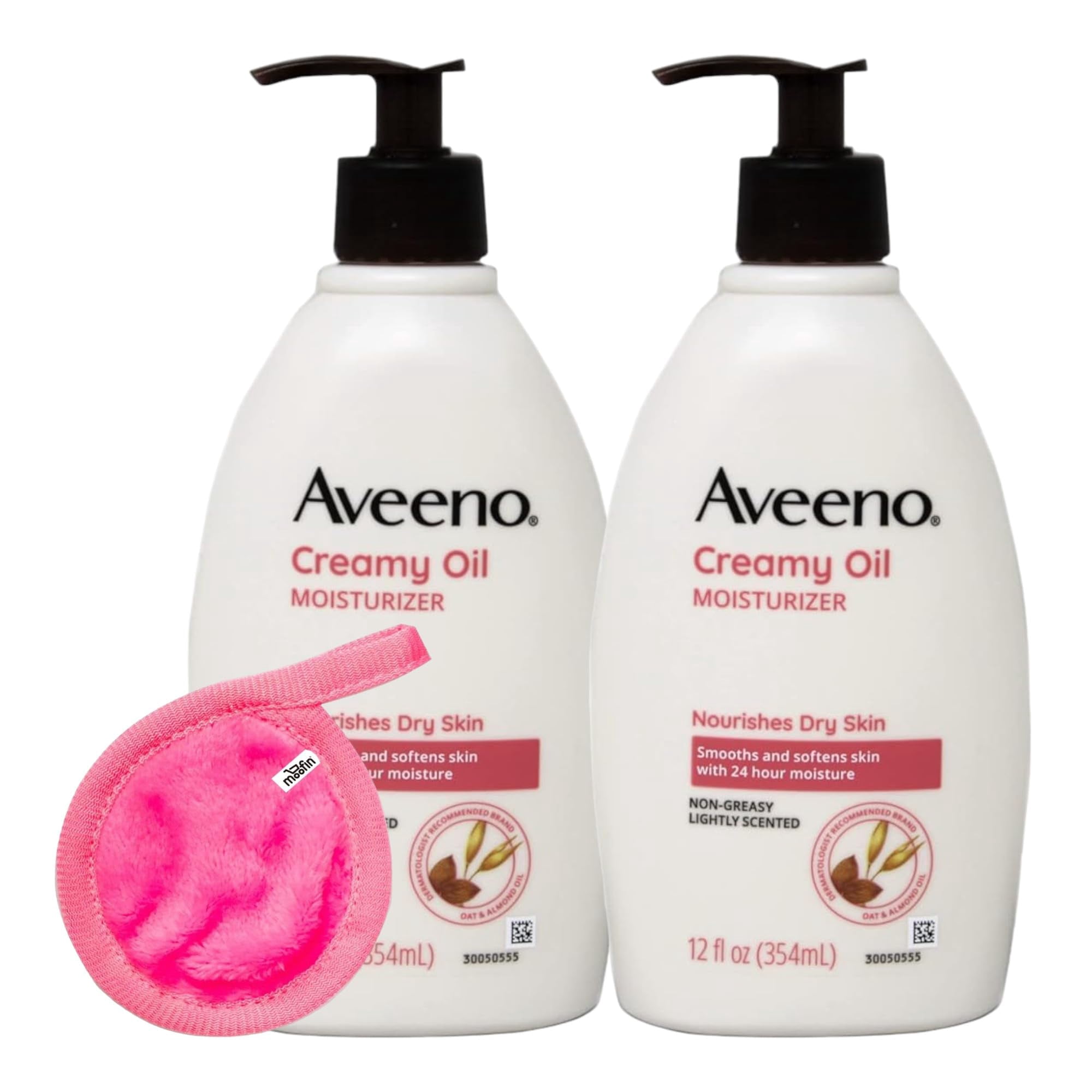 moofin Creamy Oil Moisturizer, STF9 12 Fl Oz Daily Body Lotion With