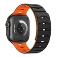 thumbnail image 1 of moogdieeo Luxury Designer Rugged Bands Compatible with Apple Watch Ultra 2 Band 49mm 46mm 45mm 44mm,Sport Soft Silicone Waterproof Strap for iWatch Ultra Series 10 9 8 7 6 5 4 SE Men Women, 1 of 22