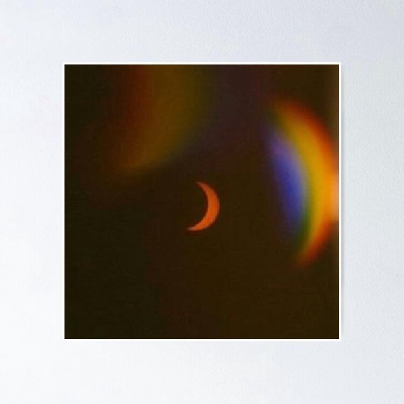moon rainbow UNFRAMED Poster, 18x24