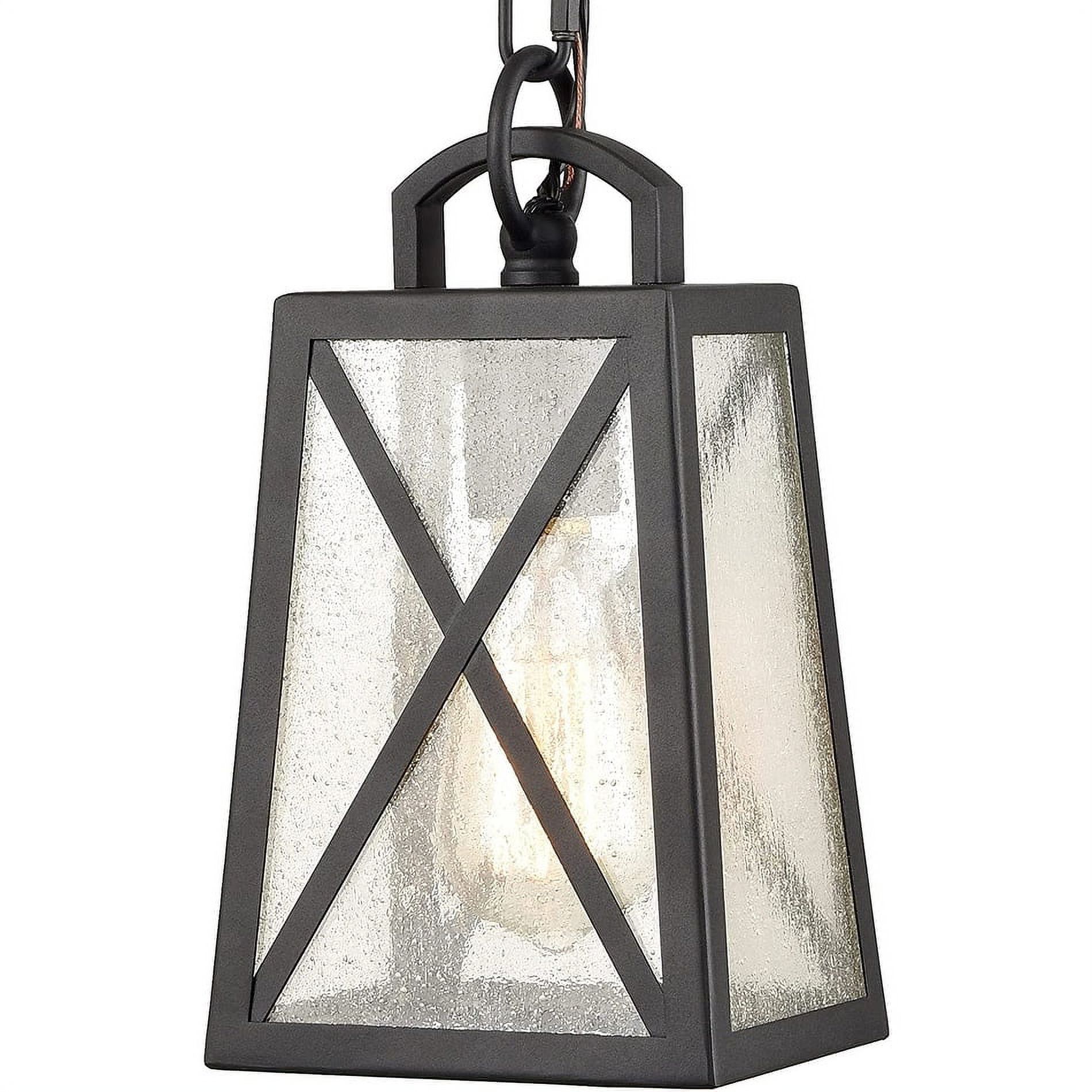 mooseled Scafati Modern Outdoor Pendant Light Fixture for Front Porch Hanging Light Ceiling