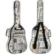 moosiker 36/38 Inch Acoustic Guitar Gig Bag 6mm Padding soft Guitar Case