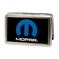 thumbnail image 1 of mopar automotive part company blue m logo business card holder, 1 of 2