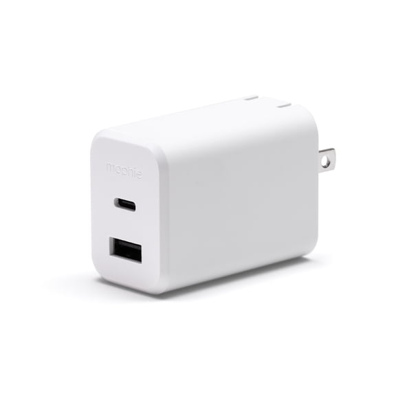 mophie-ACC-Power Adapter-USB-C-PD-USB-A-42W-WHT