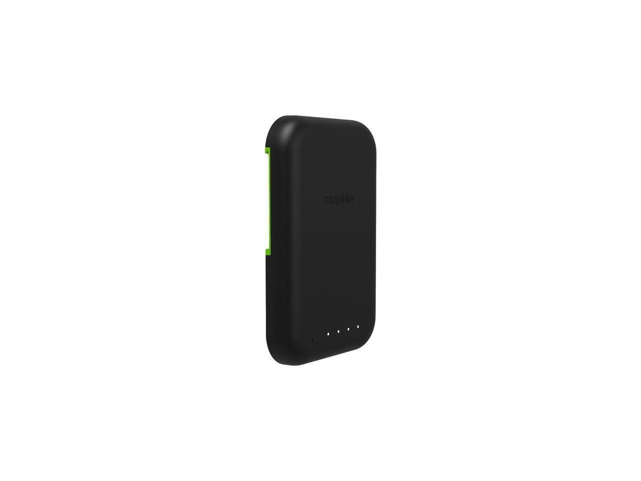 mophie Juice Pack Connect Compact - containing a Portable 3 000mAh Battery with Dual Purpose Stand - Made for Qi-Enabled Smartphones - Black