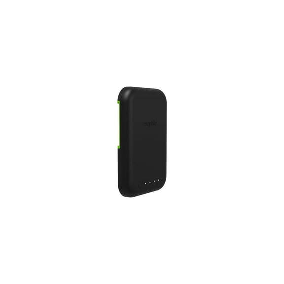 mophie Juice Pack Connect Compact - containing a Portable 3 000mAh Battery with Dual Purpose Stand - Made for Qi-Enabled Smartphones - Black