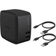 mophie Powerstation Cube 10,000mAh Dual Port Portable Battery with Builtin Wall Plug and Car