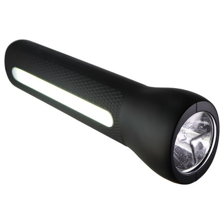 mophie - Powerstation Go Rugged Flashlight with Built-in Battery Charger & Car Jump Starter - Black