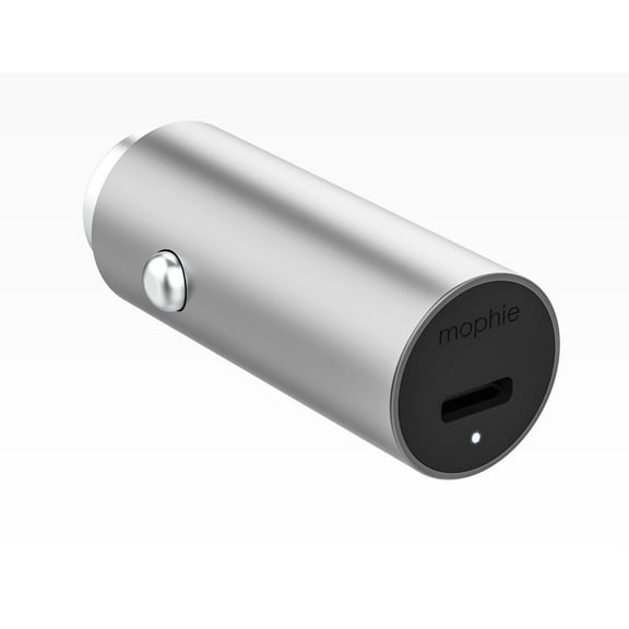 mophie iPhone, iPad, or AirPods USB-C Car Charger, White
