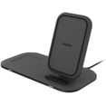thumbnail image 1 of mophie wireless charging stand+ Wireless charging stand and pad with USB-A port. for AirPods Apple Watch iPhone Samsung Galaxy Qi-enabled Devices, 1 of 8