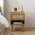 thumbnail image 1 of Mopio Haylee Nightstand Oak Rattan, 1 of 6