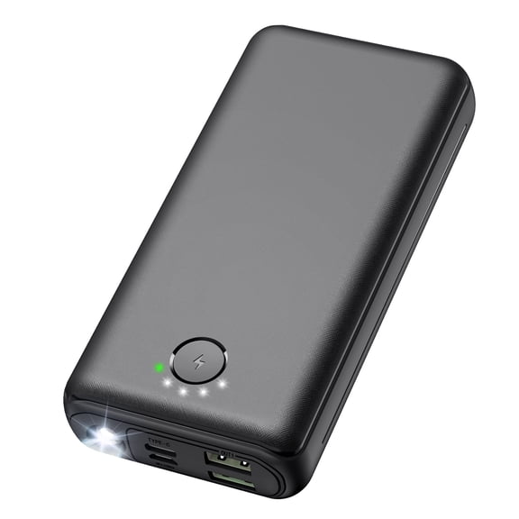 morfec 40000mAh Power Bank 22.5W Fast Charging, Portable Charger for LED Indicator, Travel Essential Battery Pack for iPhone Samsung, Camping