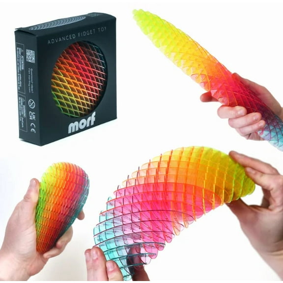 Morf Fidget Worm Rainbow Big