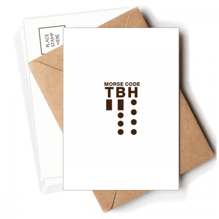 morse code hstly expressed point line Postcards Envelopes Blank Note Cards Mailing