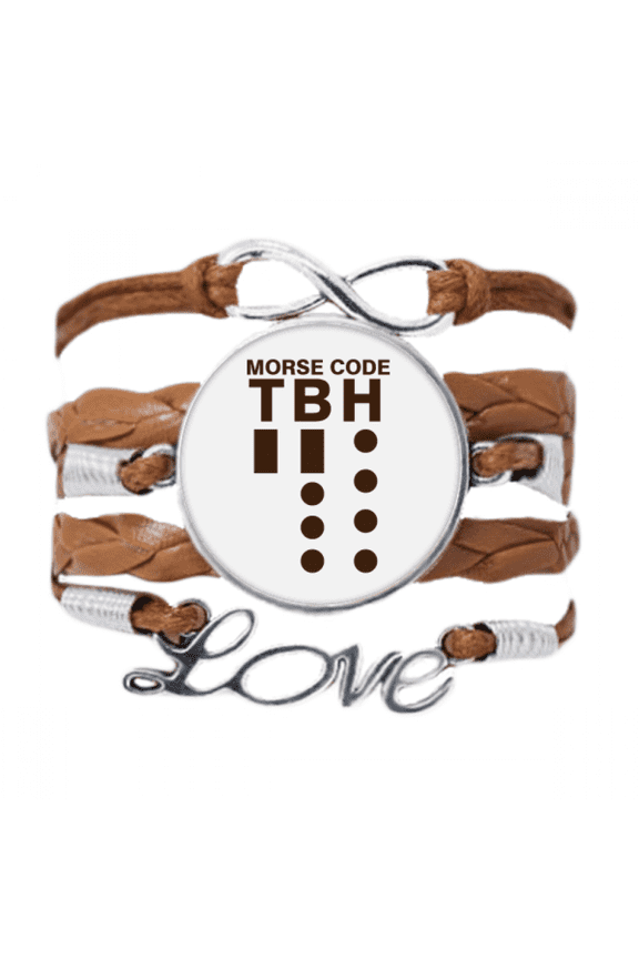 morse code hstly expressed point line bracelet chain ornament wristband