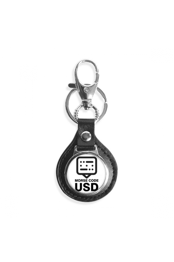 morse cryptographic understanding point-line representation key link chain keyholder finder hook metal