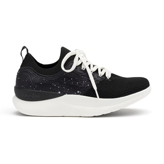 moshn Pulse Women's Shoes US BLACK/WHITE SPLATTER