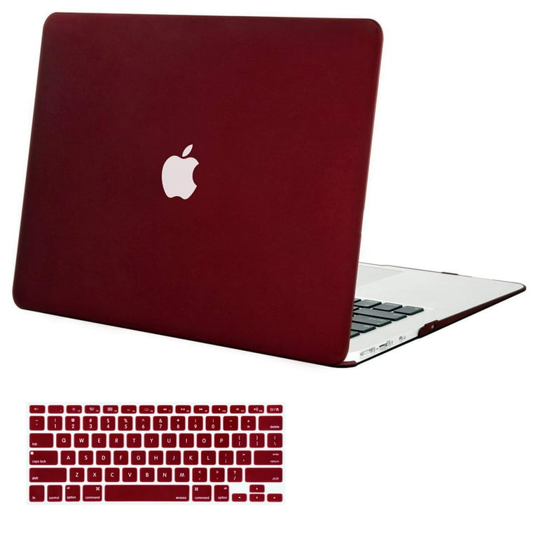 mosiso plastic hard cover case for macbook air 13 inch no touch id