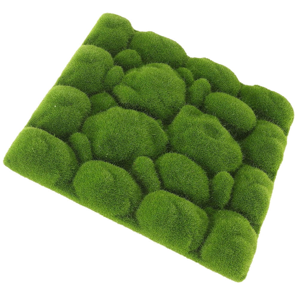 moss wall panel Simulated Moss Panel Backdrop Plant Decor Background