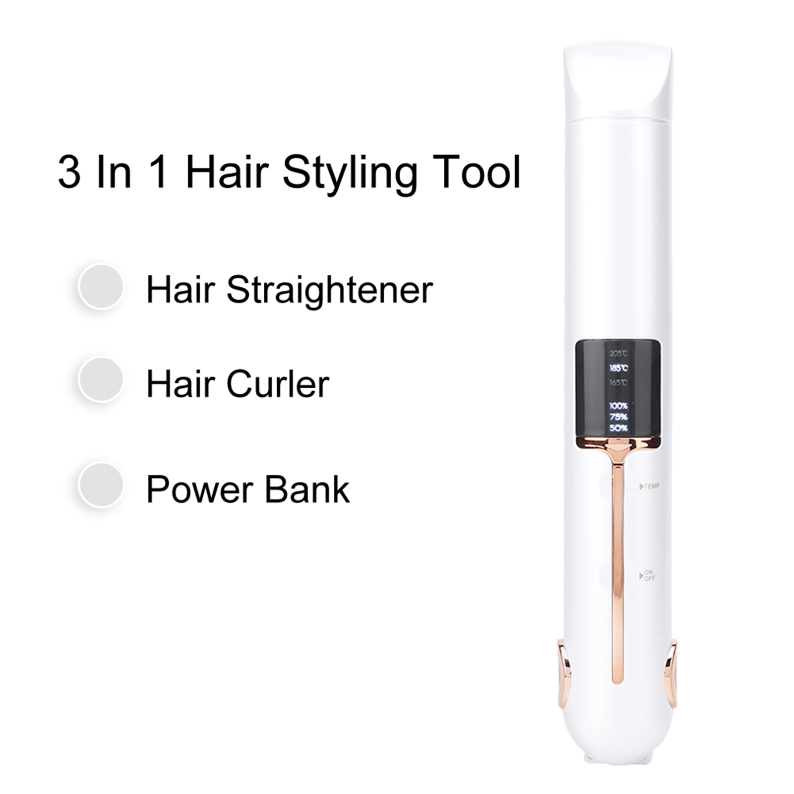 mother dayProfessional USB Charging Mini Electric Hair Straightener ...