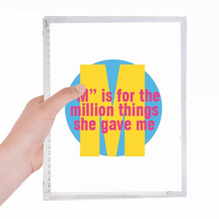 mother loves greatness notebook loose diary refillable journal statiry