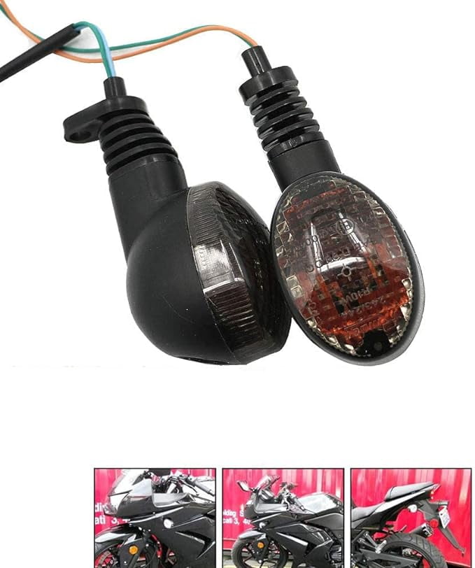 Turn Signals For Ford E-250 LED Turn Signal Lights For Kawasaki KLX300SM, KLX250, KLX150 - Front/Rear, Pair Kia LED Car & Truck Turn Signal Light Assemblies - Foto 7