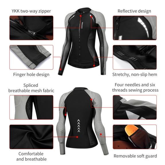motorcycle jacket women For Womens Motorcycle Jacket with Armor CE2 Certified Protection High Visibility Mesh Riding Jacket for Women Mesh Motorcycle Jacket Armored Jacket