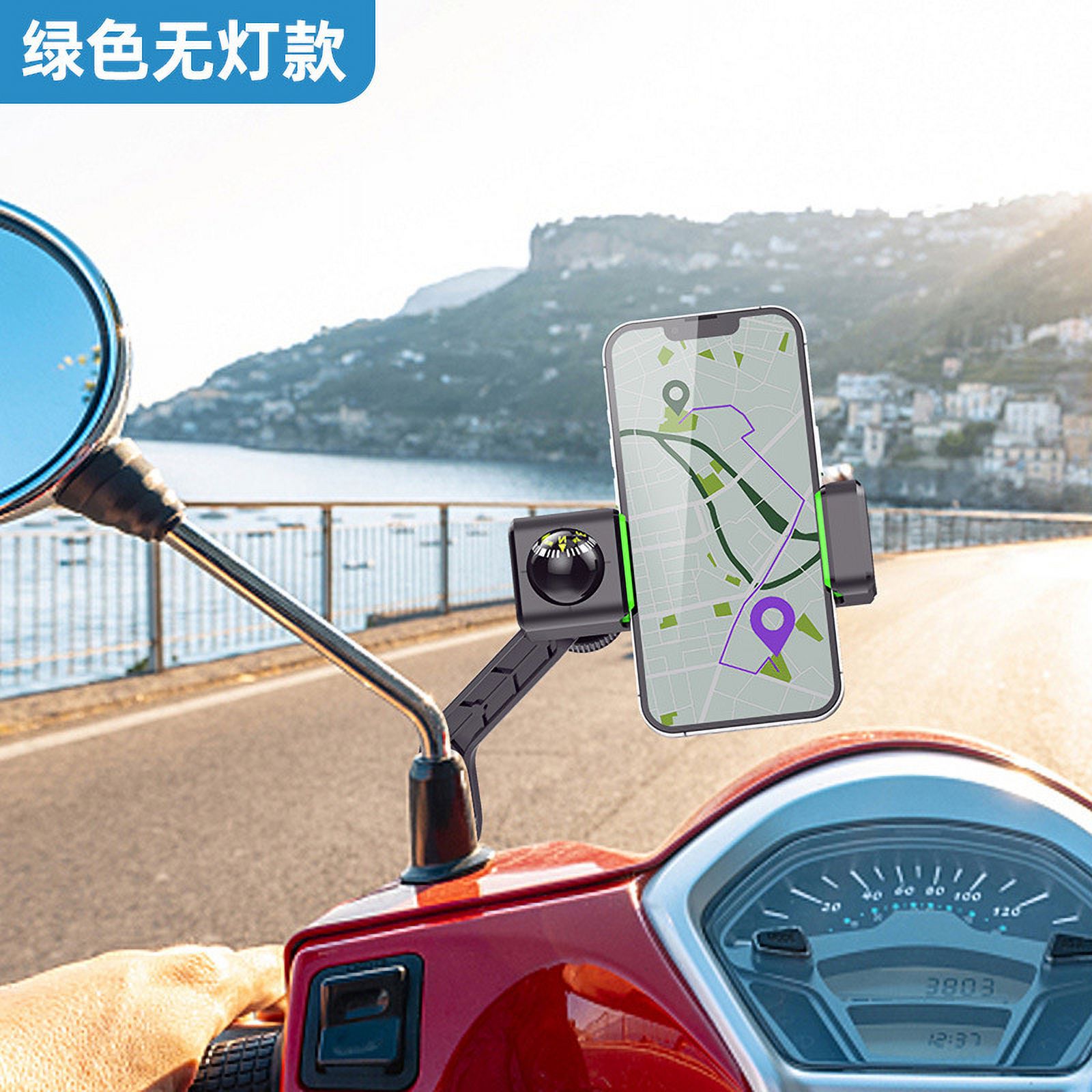 mountain bike single electric car motorcycle spherical compass with