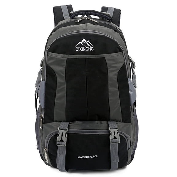 mountaineering bag Korean style men's multi-functional backpack,Lake Blue